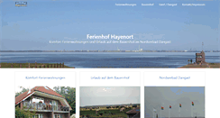 Desktop Screenshot of hayenort.de